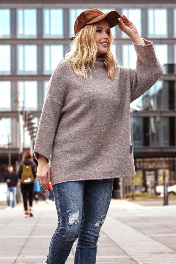 Sweter Tunika Zara Latte 3