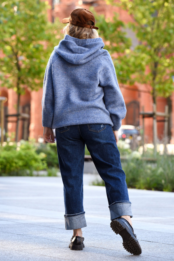 Sweter oversize ze sznurowaniem Vera Jeans 2