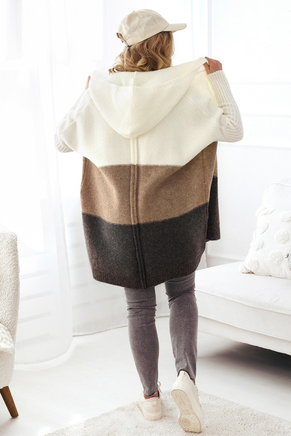 Kardigan Trio Ecru/Latte 1