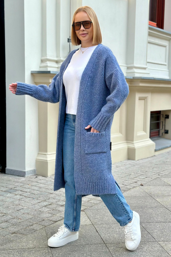 Długi kardigan z kieszeniami Aron Jeans