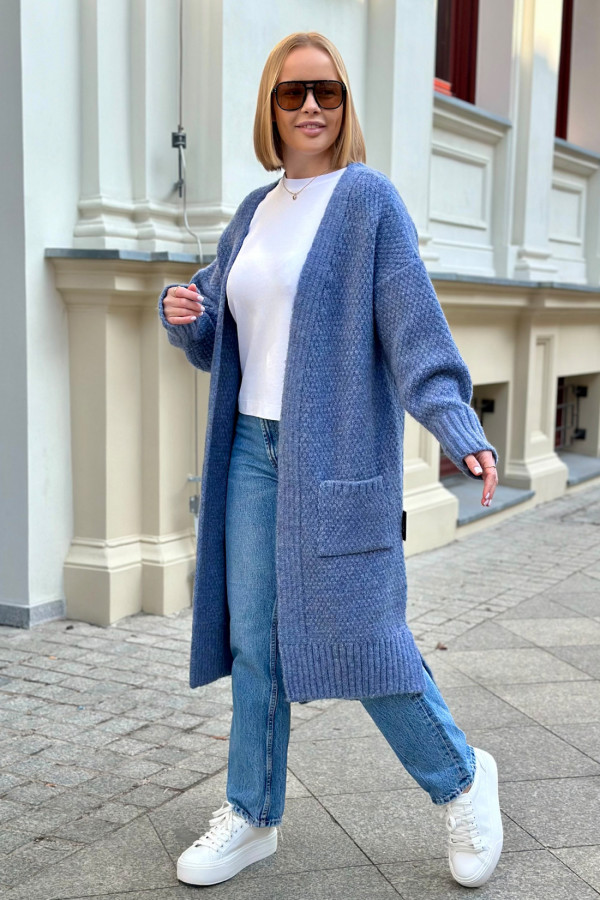 Długi kardigan z kieszeniami Aron Jeans 1