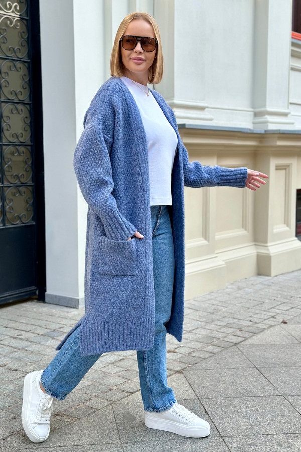 Długi kardigan z kieszeniami Aron Jeans 2
