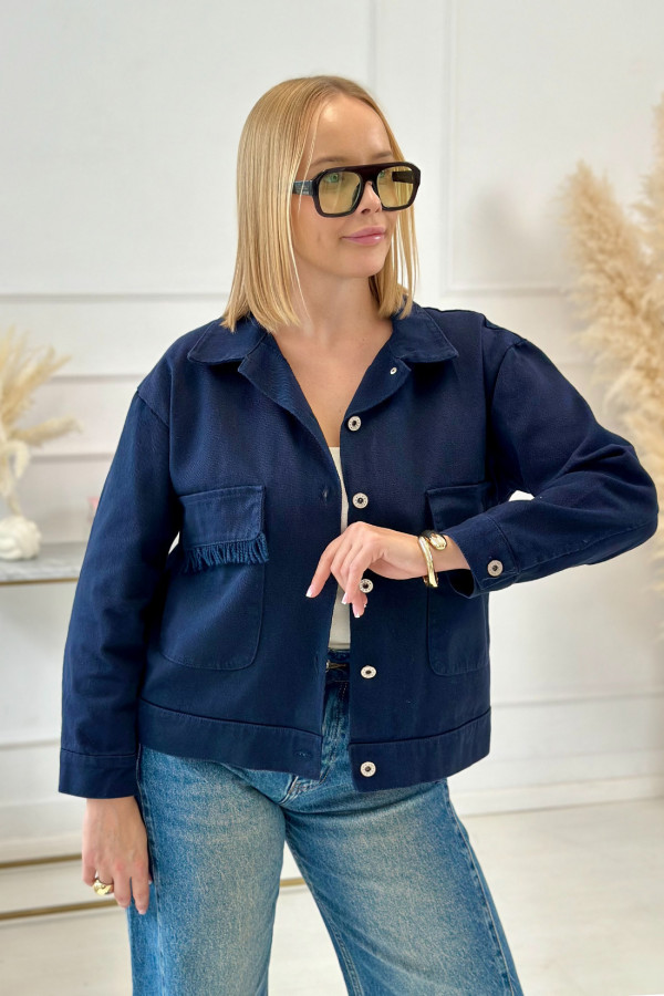 Krótka kurtka Margot Jeans 2