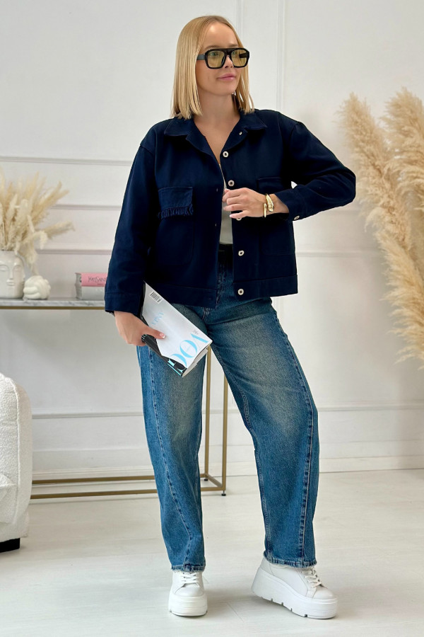 Krótka kurtka Margot Jeans 3